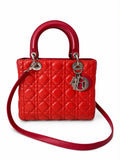 Sac Lady Dior Cannage rouge Dior